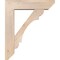 Ekena Millwork Olympic Slat Smooth Bracket w/ Offset Brace, Douglas Fir, 7 1/2"W x 30"D x 36"H BKT0806X30X36OLY06SDF - alternate 2